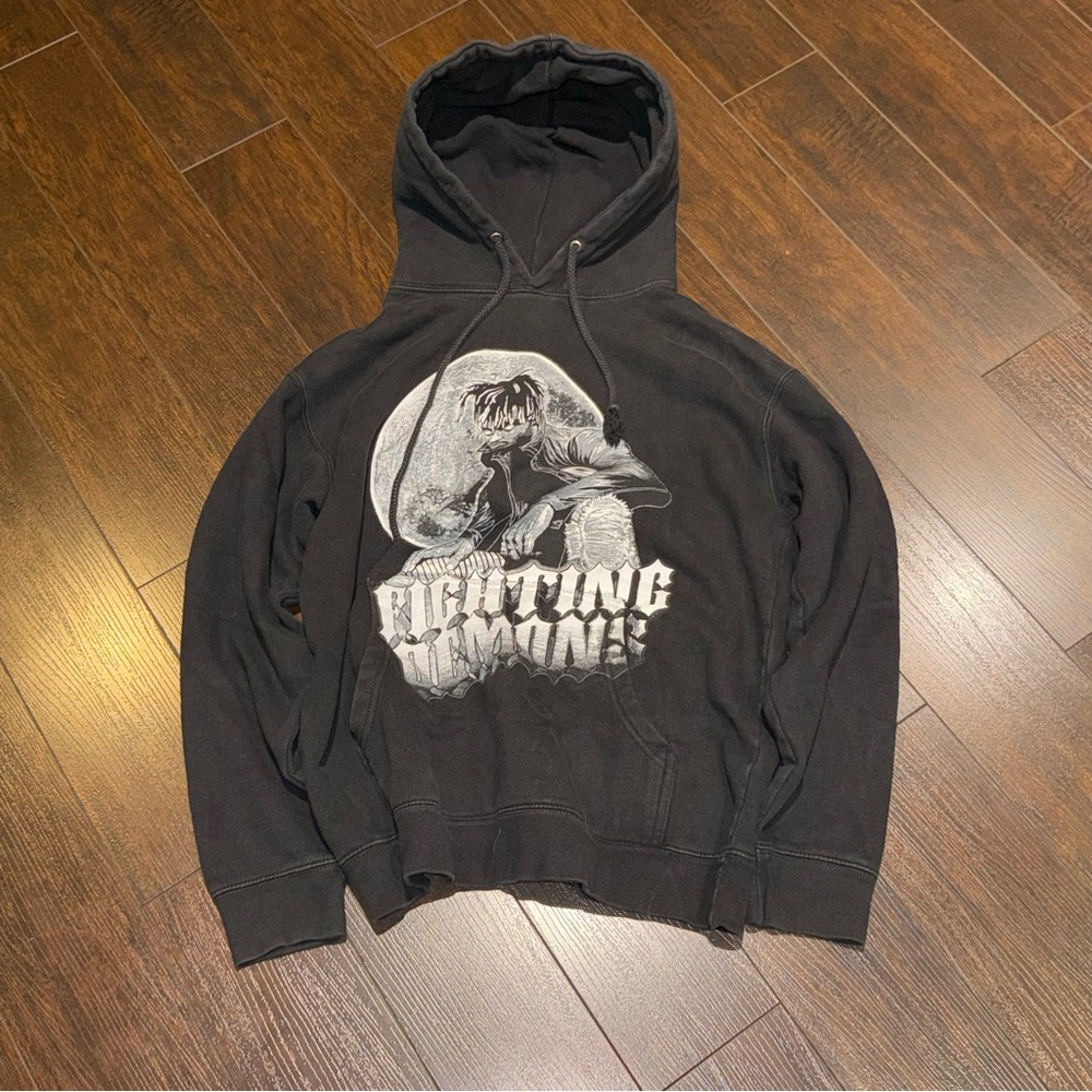 Juice Wrld “Fighting Demons” Graphic Hoodie Men’s Size Medium